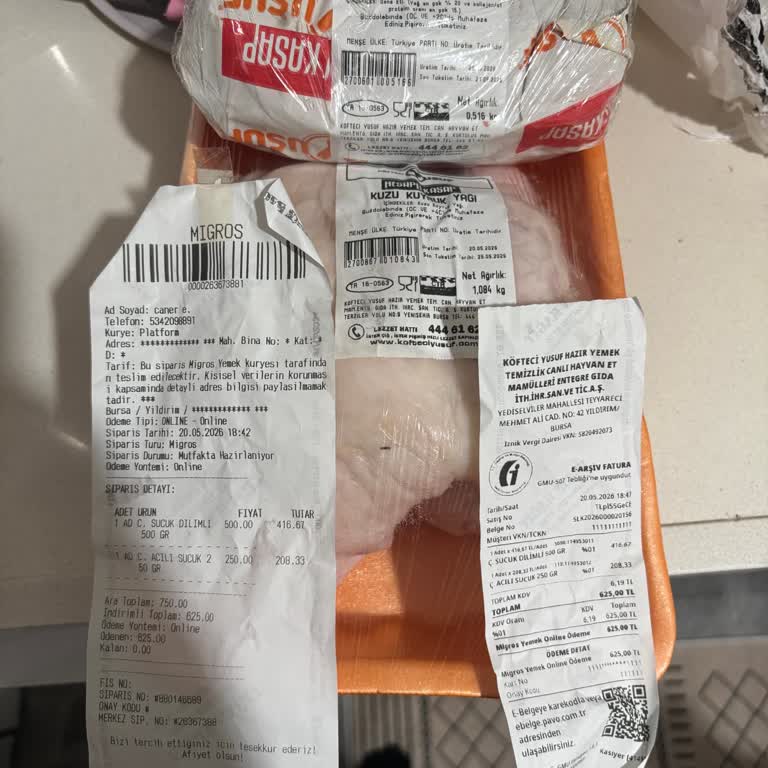 Migros Yemek'ten Yanlış Ürün Gönderimi Ve Cevap Almama