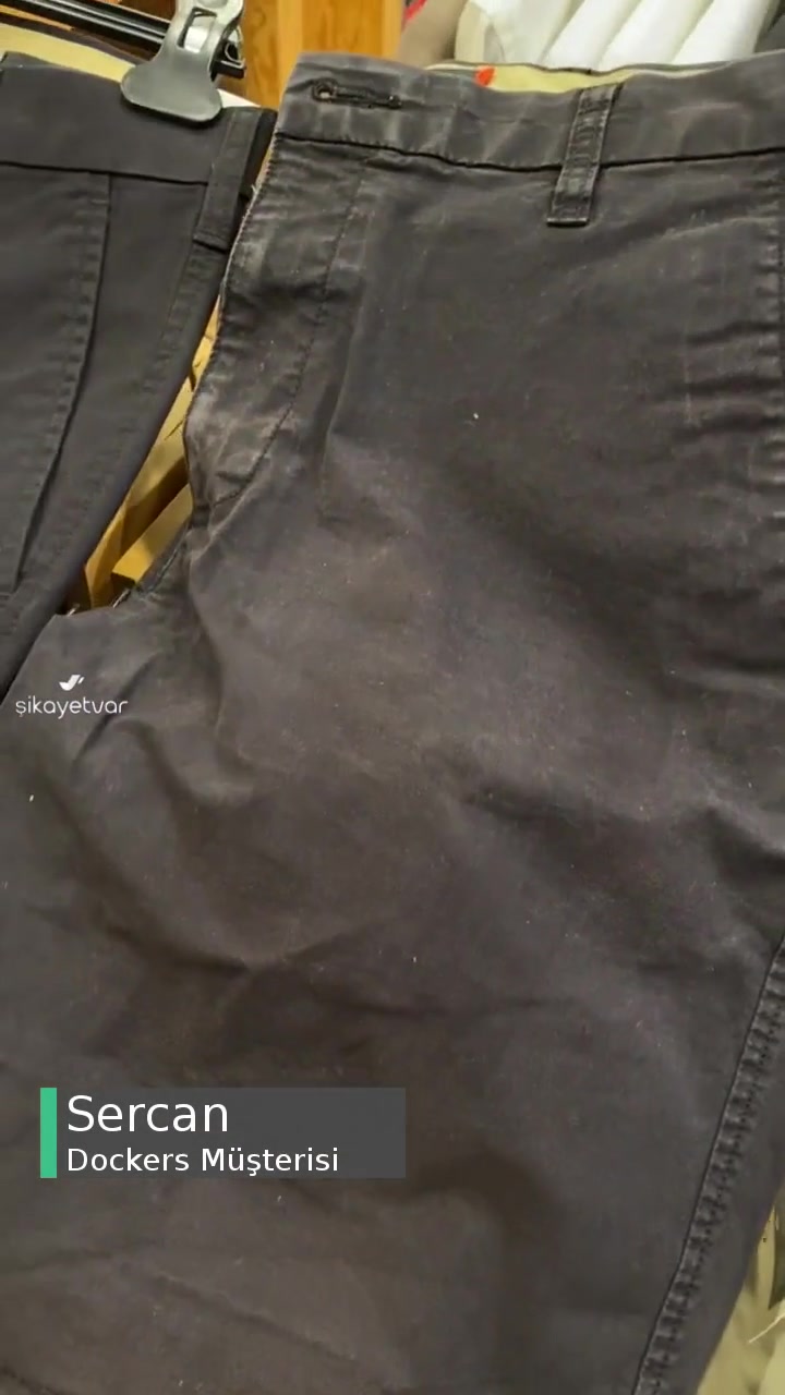 Dockers Şortta Renk Solması Ve Markanın Kabul Etmemesi videonun kapak resmi