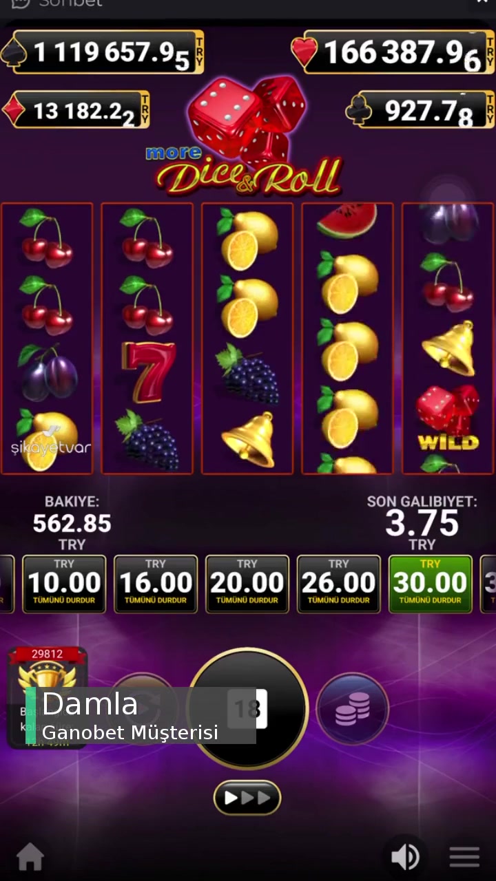 Ganobet More Dice Roll 0 Rtp videonun kapak resmi