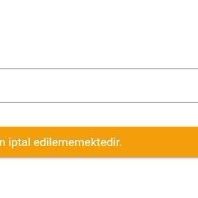 Adres Değişikliği Yapılamaması Ve Sipariş İptali Reddi