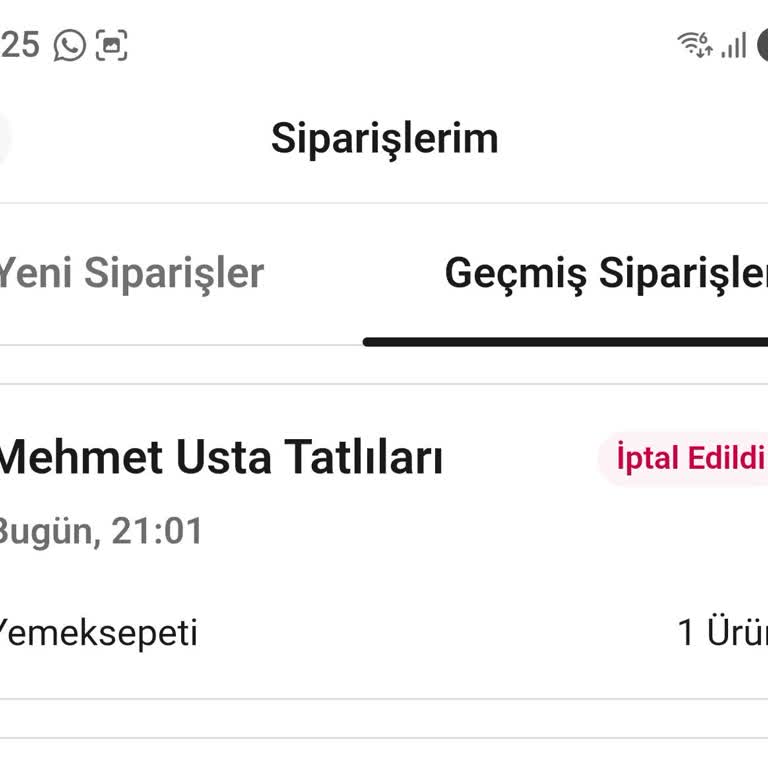 Yemeksepeti İptal Edilen Siparişin Geri Ödemesi Gecikiyor Ve Müşteri Hizmetleri Ulaşılamaz