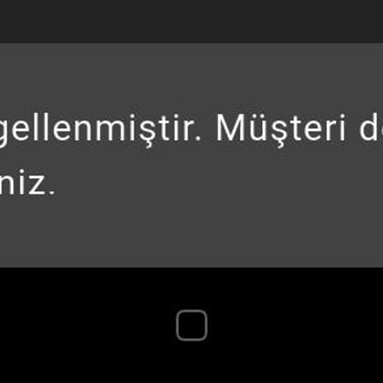 Açıklama Olmadan Engellenen Hesaplar