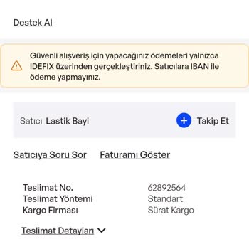 İdefix Gönderilmeyen Lastik Siparişi Ve Fiyat Zammı Müşteriyi Güvensiz Duruma Soktu
