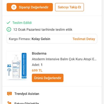 Trendyol'dan Aldığım Ürünü Sahte Çıktı, Cildimde Kaşıntı Ve Fatura Sorunu