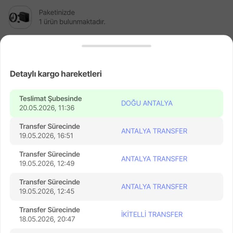 Aras Kargo Şubesinde Kargo Teslim Edilmemesi Ve Cevapsızlık