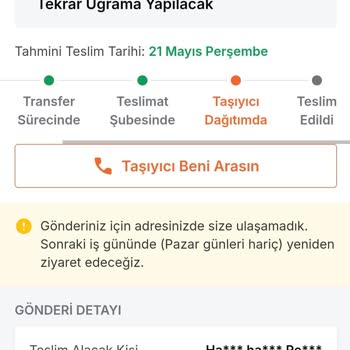 Trendyol Express Teslimat Sorunu Ve Müşteri İletişim Eksikliği