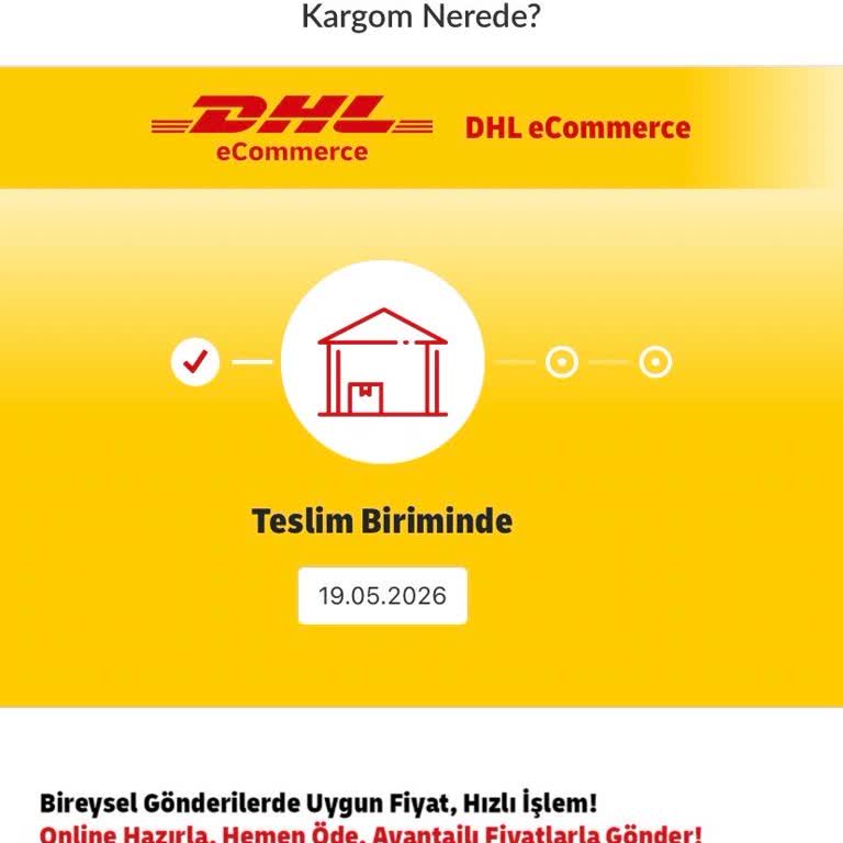 Teslim Edilmemiş DHL Kargo Gönderisi İçin Acil Açıklama Ve Teslimat Talebi