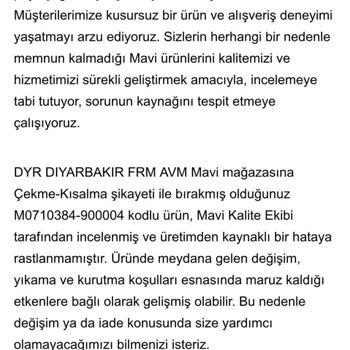 Mavi Mağazasında Talimatlara Uygun Yıkanan Kazaklarım Aşırı Küçüldü, Değişim Reddedildi