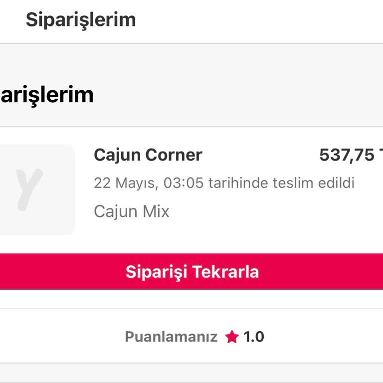 Yemeksepeti Üzerinden Teslim Edilmeyen Sipariş İçin İade Talebi