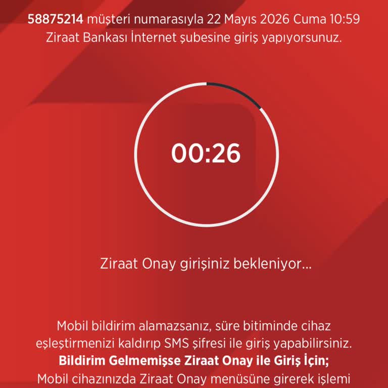 Ziraat Bankası Mobil Ve İnternet Bankacılığına Girişte Sürekli Hata, Cihaz Eşleşmesi Ve Şifre Sorunu