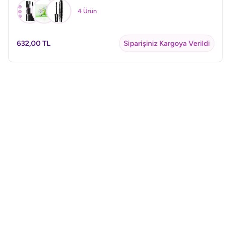 Sipariş Kargoya Verildi, Takip Bilgisi Yok