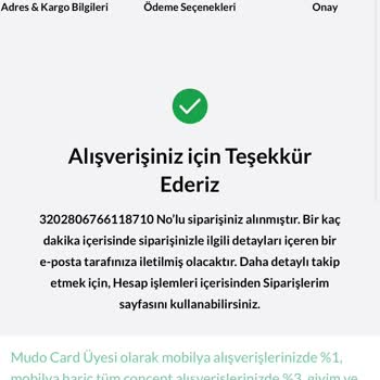 Mudo'da Sipariş Görüntülenemiyor Ve İade Ücreti Geri Dönmüyor