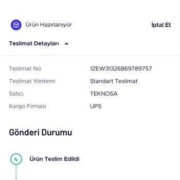 Teknosa Siparişimin 12 Günlük Gecikmesi Ve Bilgi Eksikliği