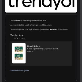 Trendyol Ve Aras Kargo’da Onay Kodu Kullanılmadan Teslim Edildi Gösteren Kayıp Kargo Şikayeti