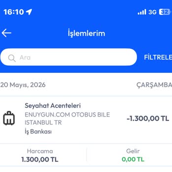 Enuygun’un Hatalı İşlemi Nedeniyle 1300 TL Haksız Kesinti