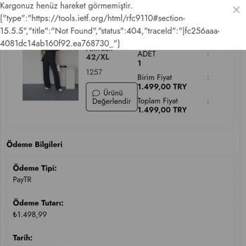 Goncalya'da Sipariş Takip Hatası Ve Cevap Almama