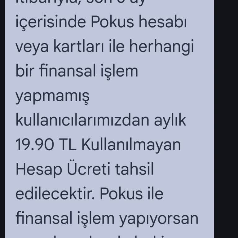 Kullanmadığım Pokus Üyeliği İçin Ücret Kesintisi Ve İptal Talebi