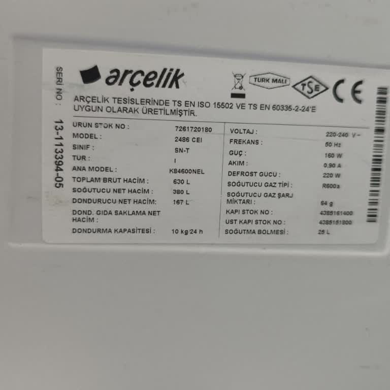 Arçelik Buzdolabında Buz Yapma Arızası İçin 900 TL Servis Ücreti Haksız