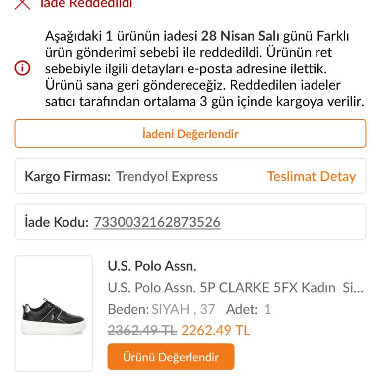 Trendyol’da Yanlış İade Sonucu Ürün Ulaşmadı, Para İadesi Yapılmadı