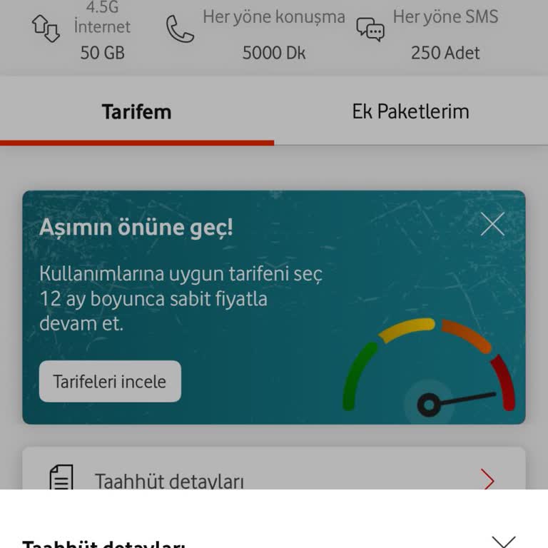 İzinsiz Paket Değişikliği Sonrası Artan Fatura Ve Azalan İnternet