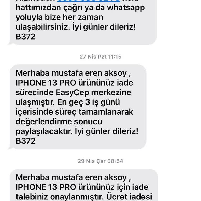 EasyCep’in 7-14 Günlük İade Sözünü Aşması Ve 52 Bin Liralık Geri Ödeme Gecikmesi