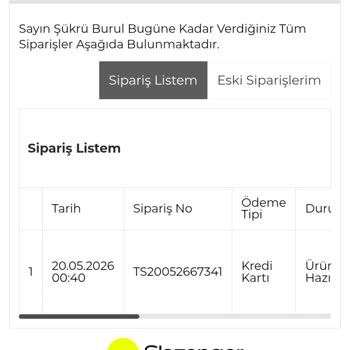 24 Saatte Kargo Taahhüdünün Yerine Getirilmemesi Üzerine Şikayet