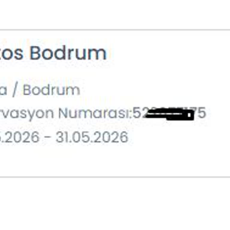 Afytos Bodrum City Otel Rezervasyonu Yanıltıcı Bilgilendirme Ve Geri Ödeme Talebi