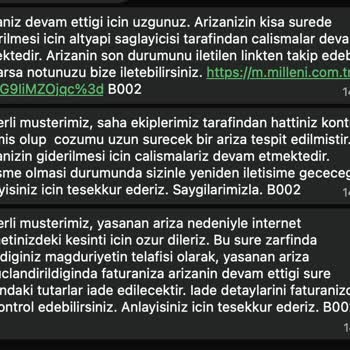 Millenicom’dan Yazlık Evde İnternet Kesintileri Ve Fatura Sorunu