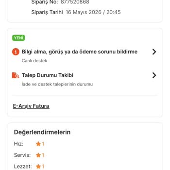 Sipariş Başkasına Teslim Edildi, 500 TL İade Edilmedi