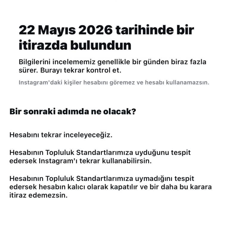 Instagram Sanat Hesabım Haksız Şekilde Askıya Alındı Ve Yeniden Açılmasını Talep Ediyorum