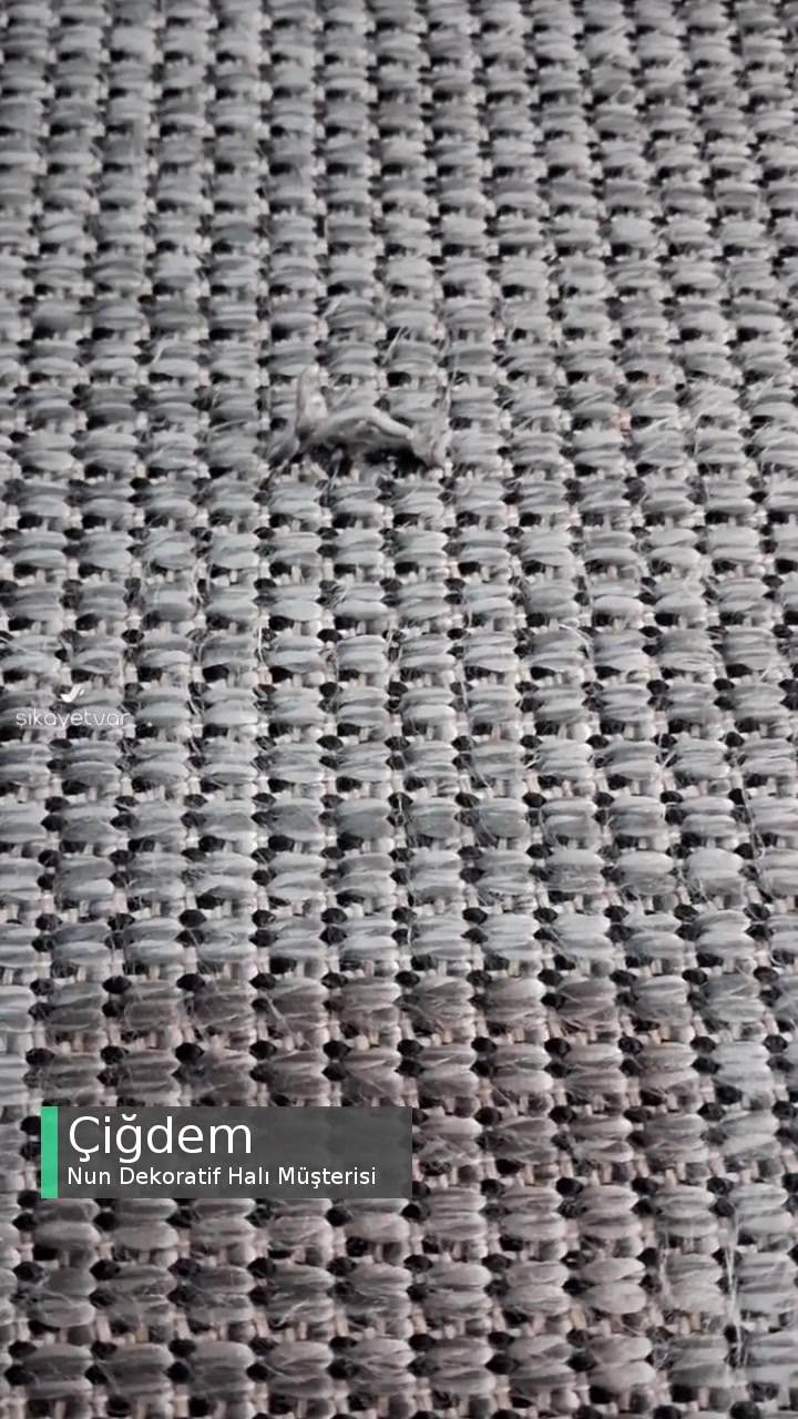 Nun Dekoratif Halı Sisal Plus Mağduru videonun kapak resmi