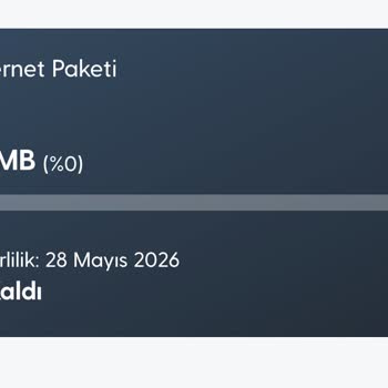 130 TL Ek 1 GB Paketi Az Kullanımda Haksızca Tüketildi, Düzeltme Talebi