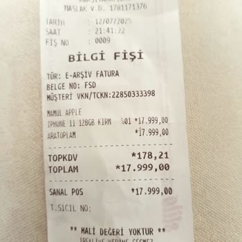 Orijinal Olmayan Batarya Nedeniyle Şişen Telefon Ve Garanti Dışı Ücret Talebi