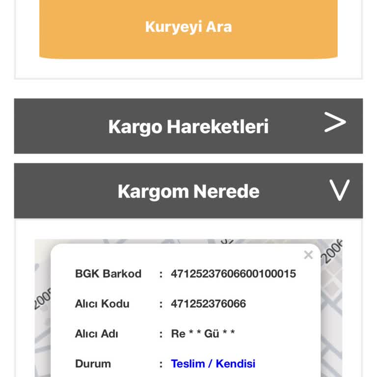 Teslim Edildi Olarak İşaretlenen Kargo Elime Ulaşmadı