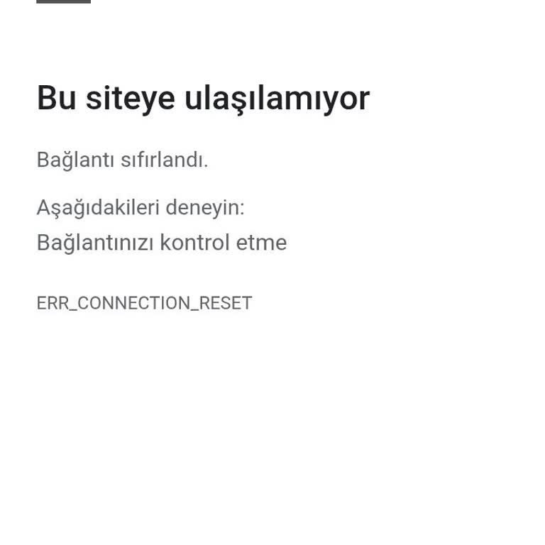 Mobilbahis Sitesi Android'de 'Site Bulunamıyor' Hatası Veriyor