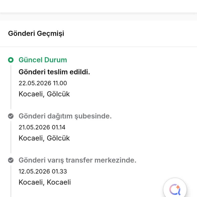 Aras Kargo’da Teslim Edildiği Göstergesine Rağmen Kargo Alınamıyor