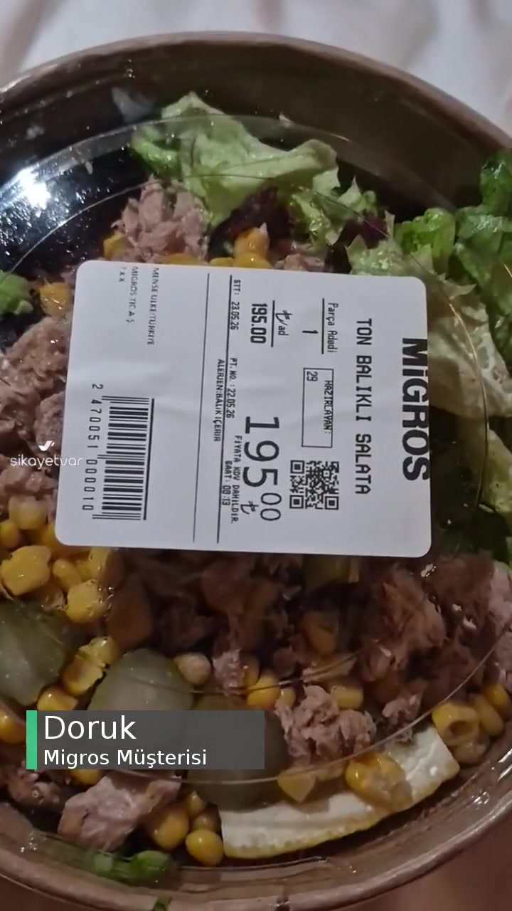 Böcekli Migros Salatası videonun kapak resmi