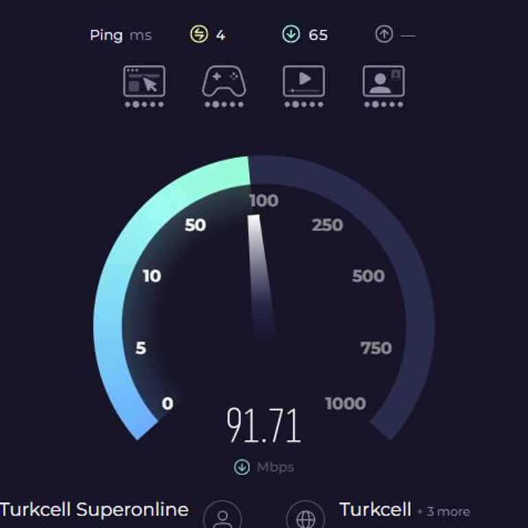 Superonline'da 1000 Mbps Söz Verilen Hız 100 Mbps'e Düşmüş