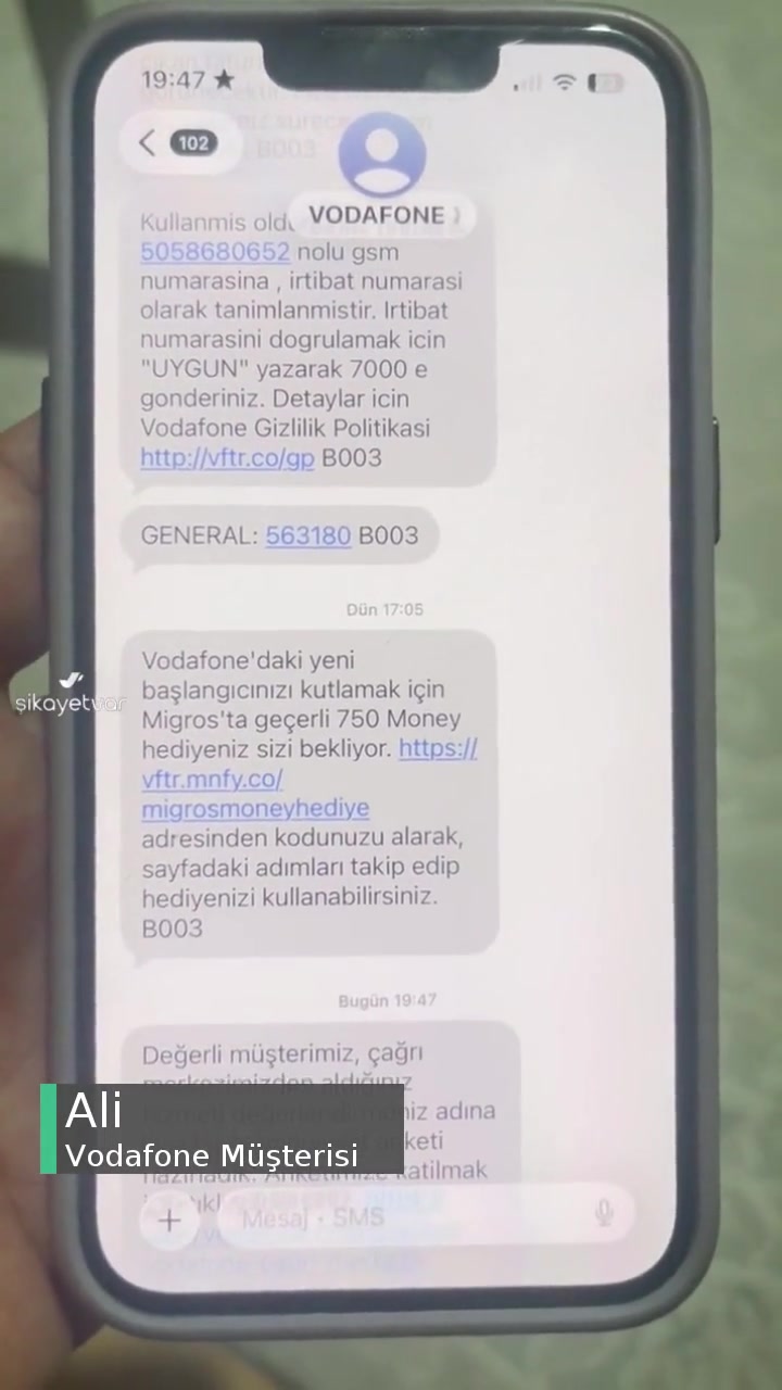 Vodafone Geçenlere 750 TL Money Puan Kampanyası Money Puan Vermedi videonun kapak resmi