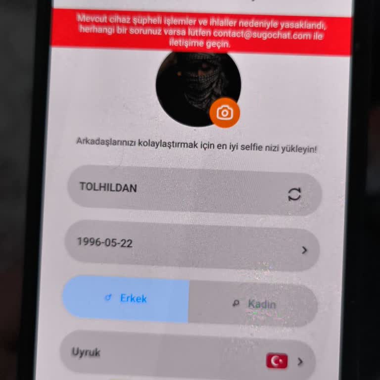 Sugo Hesabım Kendi Telefonumda Haksız Ban Aldı, Giriş Yapamıyor