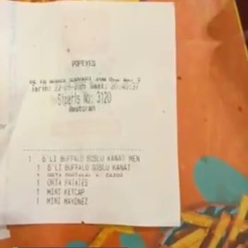 Popeyes Kıllı Kanat Şikayeti