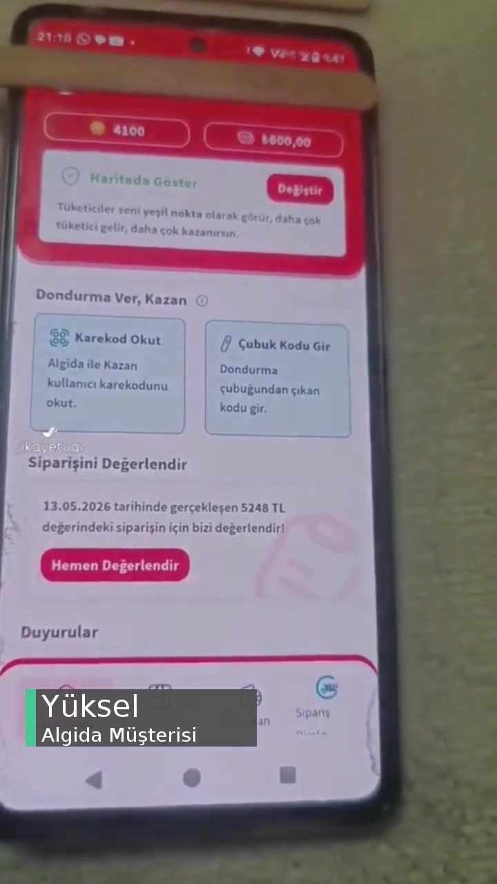 Algida Çubuklarda Çıkan Bedavaları Vermiyor videonun kapak resmi