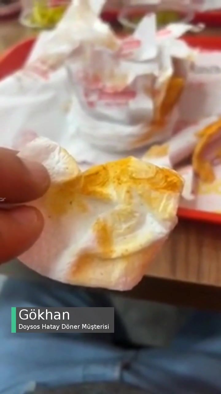 Doysos Hatay Döner Ustanın Kafasında Saç Kılı Koruma Bonesi Yok videonun kapak resmi