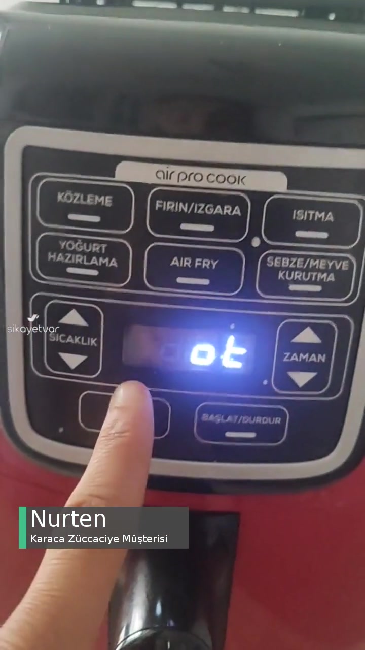 Karaca Züccaciye Airfry Çalışmıyor, Mağdur Oldum! videonun kapak resmi
