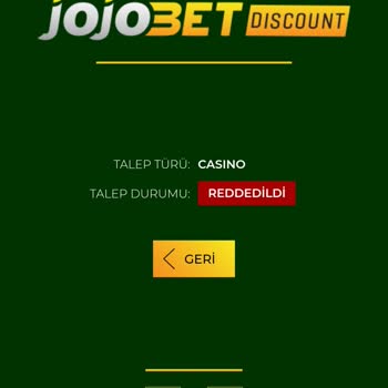 Jojobet'te Çekim Hatası ve Sürekli Oyalama