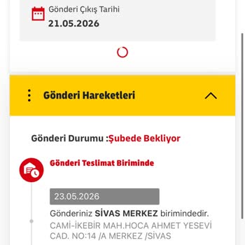 DHL Sivas Şubesindeki Yanıltıcı Mesaj Ve Çözüm Yoksunluğu Nedeniyle Zaman Kaybı