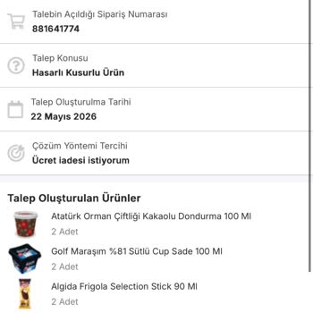 Kurye Zilsiz Teslimat Nedeniyle Dondurmalar Eridi, Migros Yanıt Vermiyor