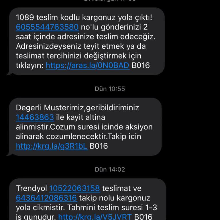 Aras Kargo Gecikmeli Teslimatı Ve Şubeden Alım Zorunluluğu Şikayeti