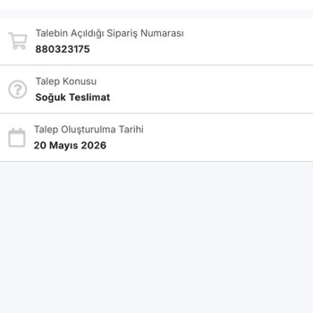 Migros Yemek Uygulamasında 2 Saat Gecikme, Yanmış Ve Buz Gibi Yemek, Cevapsız İade Talebi