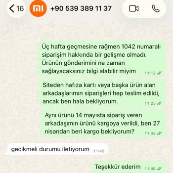 Kargo Gecikmesi Ve Sözlerin Tutulmaması Nedeniyle İade Talebi